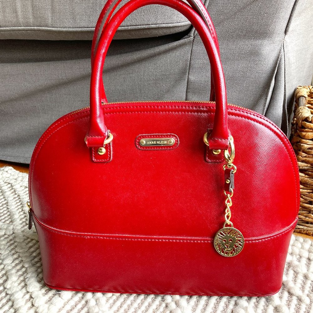 Anne Klein Red Handbag